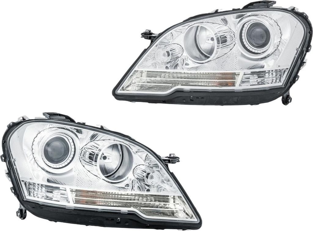 Hauptscheinwerfer-Set 12 V W5W D1S/H7 WY5W FF Bi-Xenon HELLA für MB M-KLASSE