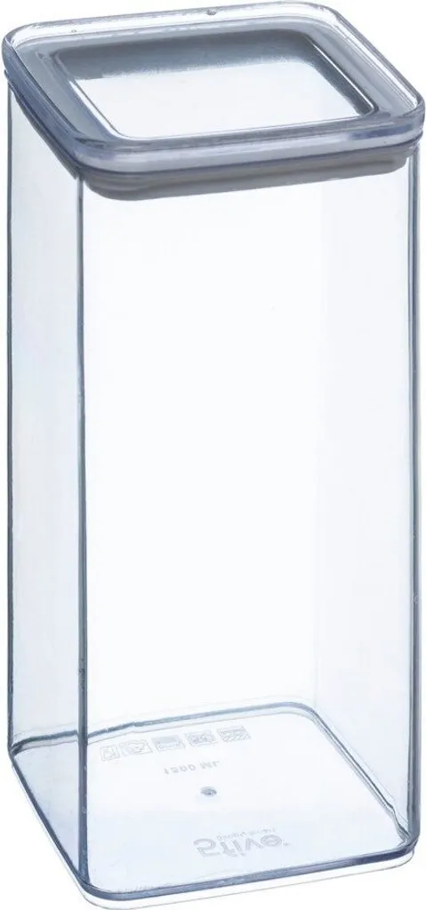 Barattolo Eske 1,5L Quadrato 5five | Organizzazione Cucina Smart