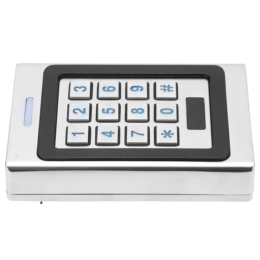 Clavier de contrôle de porte rétroéclairé avec lecteur de badge intégré