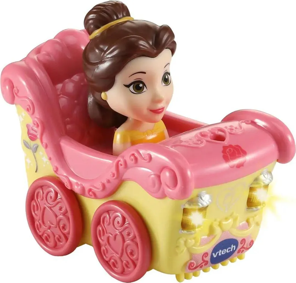 Voiture Princesse Disney Tut Tut Baby Flitzer Calèche de Belle Rose