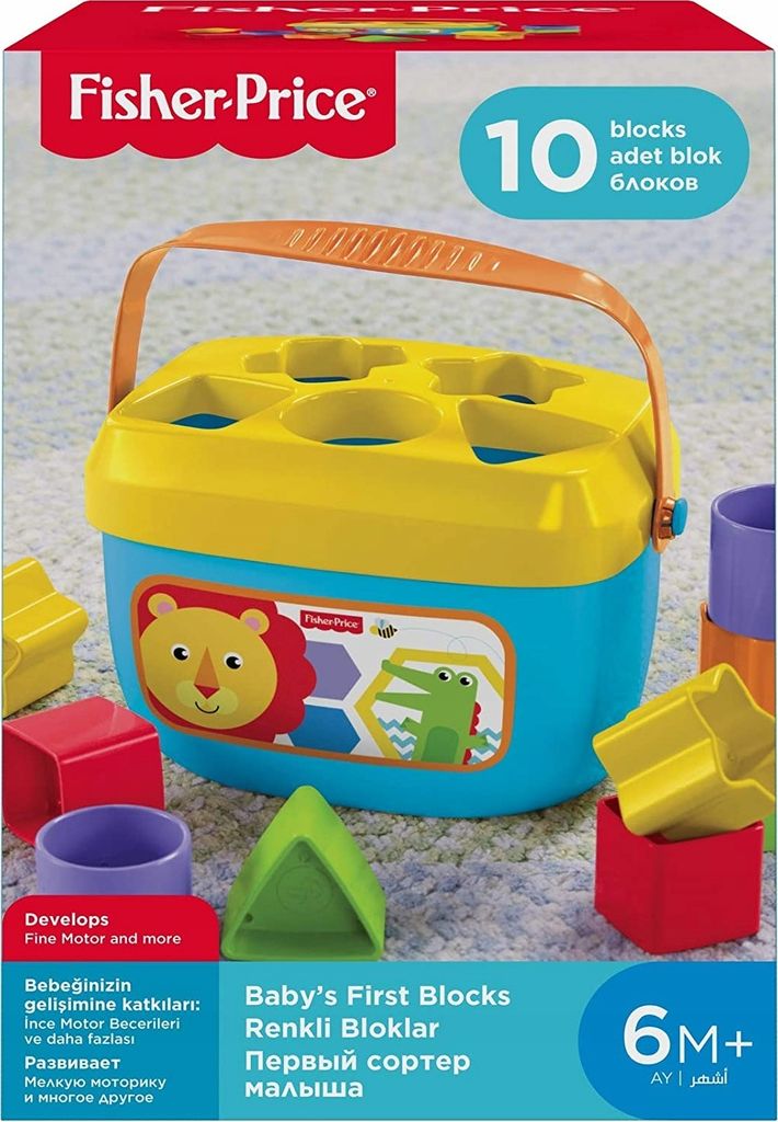 Fisher-Price Baby's First Building Blocks, Motorické Obrázok produktu 4