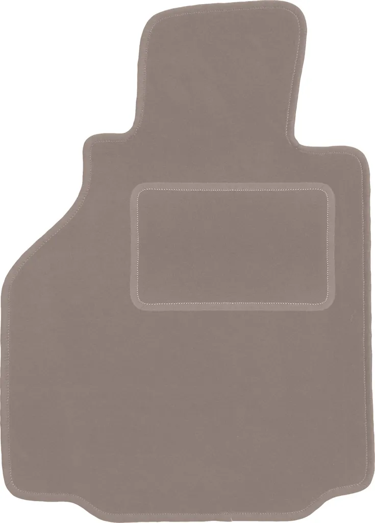 Tappetino conducente in velluto beige compatibile con Porsche Boxster (typ. 986) (1997-2004, coupé, cabrio) – con fissaggi – su misura