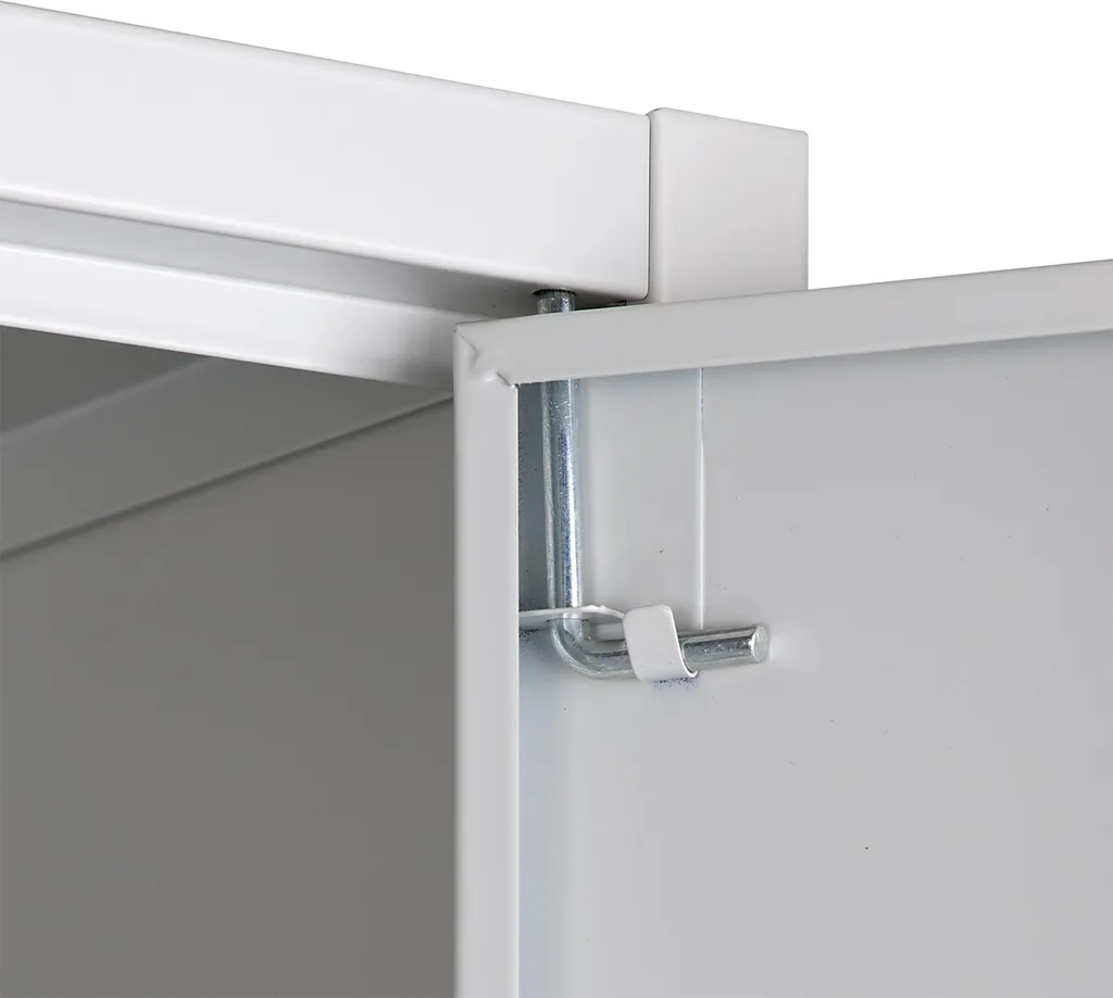 Armoire métallique Eco 180x81x39 cm avec 4 étagères modulables - 14