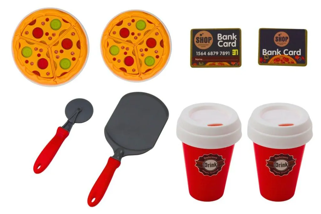 Set de Jeu Restaurant Pizza et Café - Kit Idéal pour Apprendre à Jouer