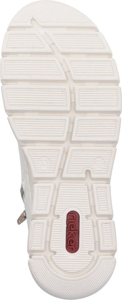 Rieker Damen Stiefelette mit sportlicher Sohle und Warmfutter 55040, Größe:41 EU, Farbe:Weiß
