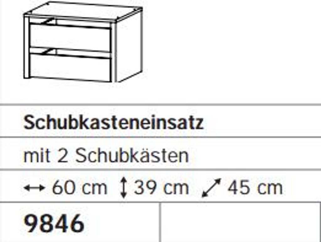 Rauch LORIGA Schubkasteneinsatz mit 2 integrierten Produktbild 