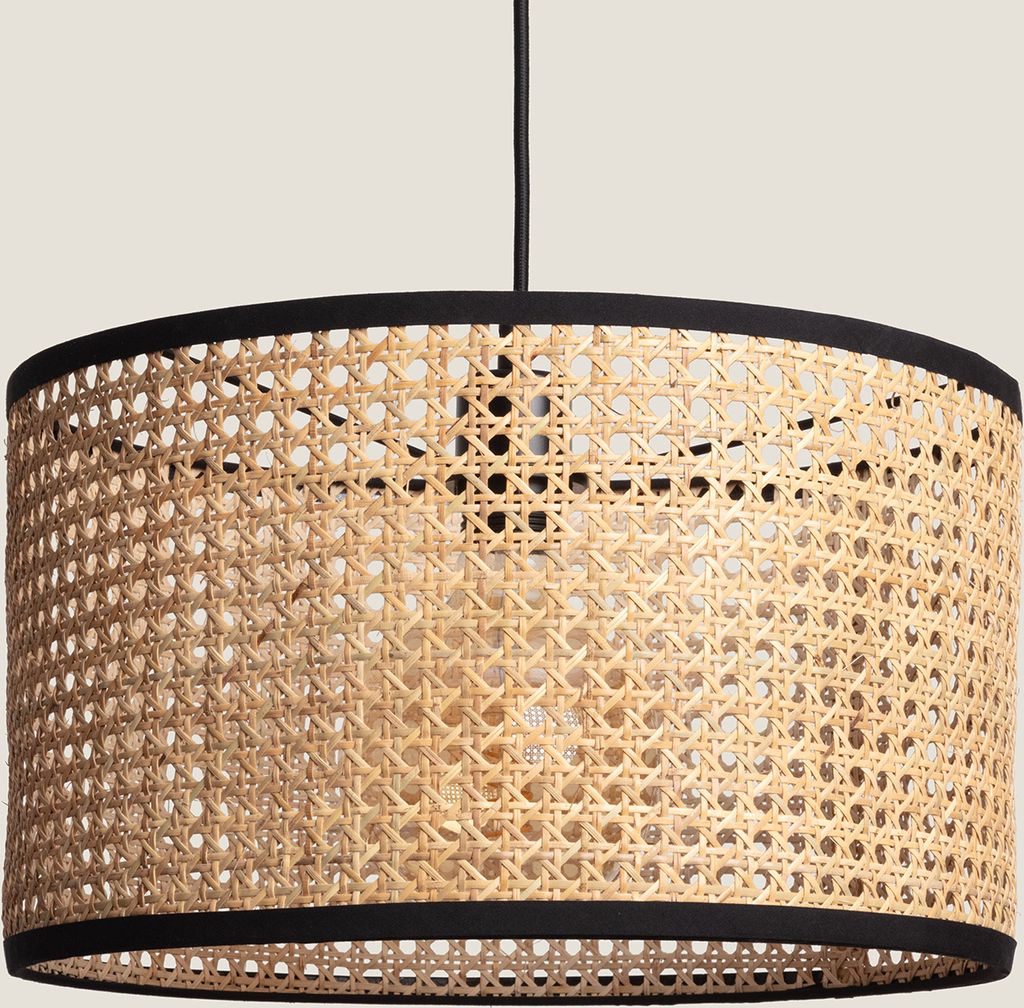 Pendelleuchte aus Rattan Huela Natürlich