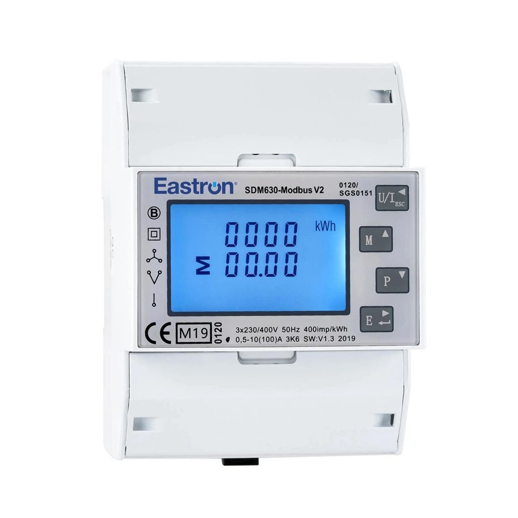 EASTRON SDM630 v2 Dreiphasiger Multifunktionaler Produktbild 