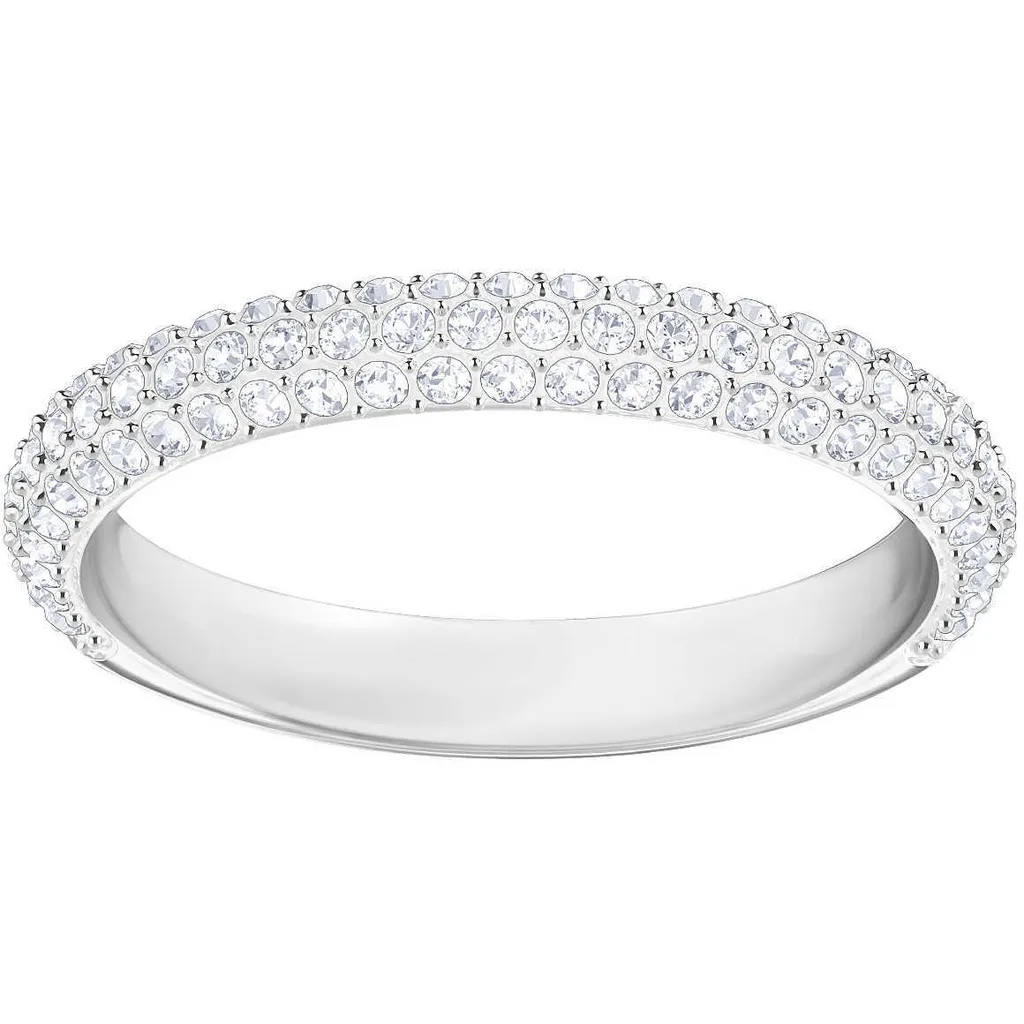 Bague Swarovski Stone Blanche 5412047 - Accessoire Idéal pour Mariage