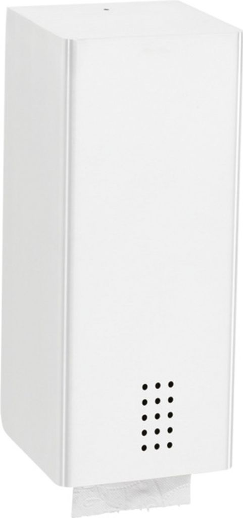 Premium WC-Papier Einzelblattspender aus Edelstahl in mehreren Farboptionen, Farbe:Weiß