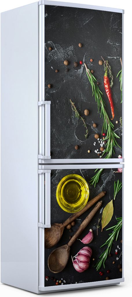 Magnete Dekorative - 70 cm x 190 cm - Küche - Magnetmatte Kühlschrankmagnete - Gewürze Gemüse