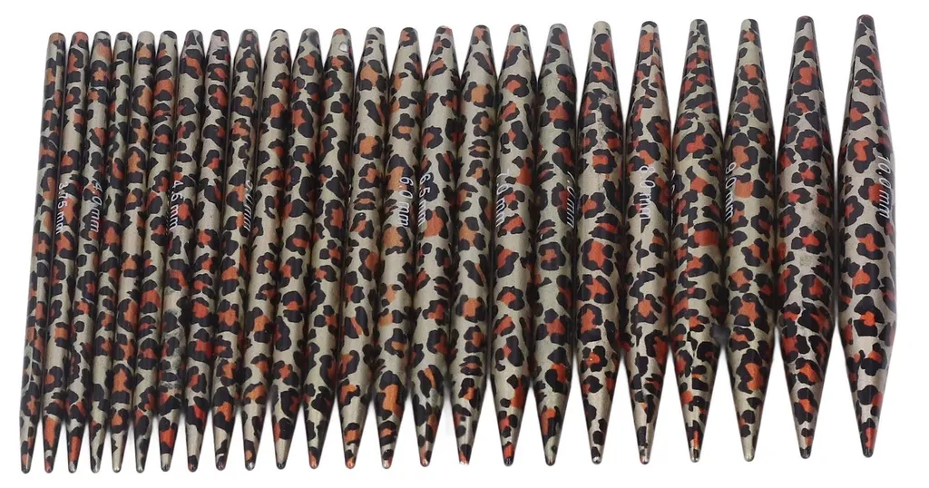 Aiguilles à Tricoter Interchangeables Léopard et Accessoires Couture
