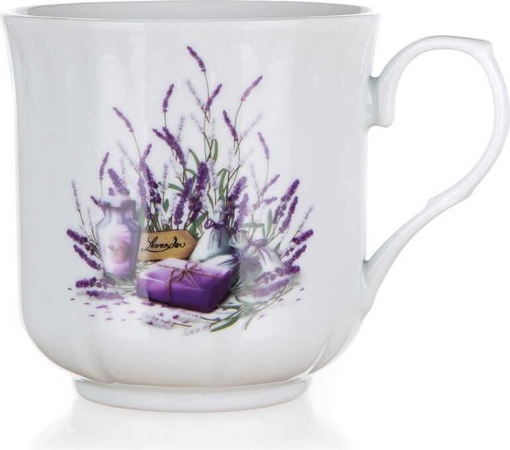 Becher, Keramikbecher, Elegante Form, großes Fassungsvermögen Maxi Lavender 560ml Lavendel