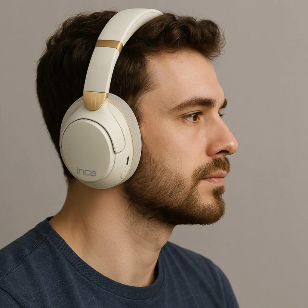 Acquista Inca IBK-503B: Cuffie Bluetooth 5.3 Wireless con Microfono - 4
