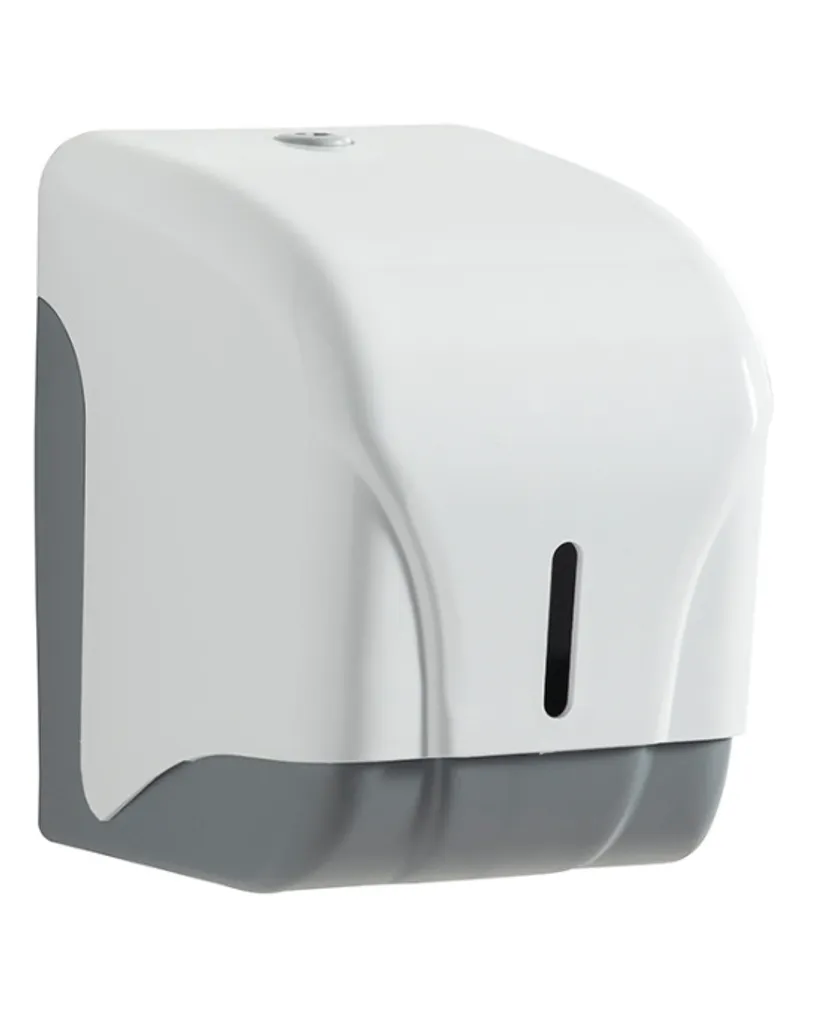 Distributeur papier toilette Rossignol OLEANE plastique blanc - 2 paquets