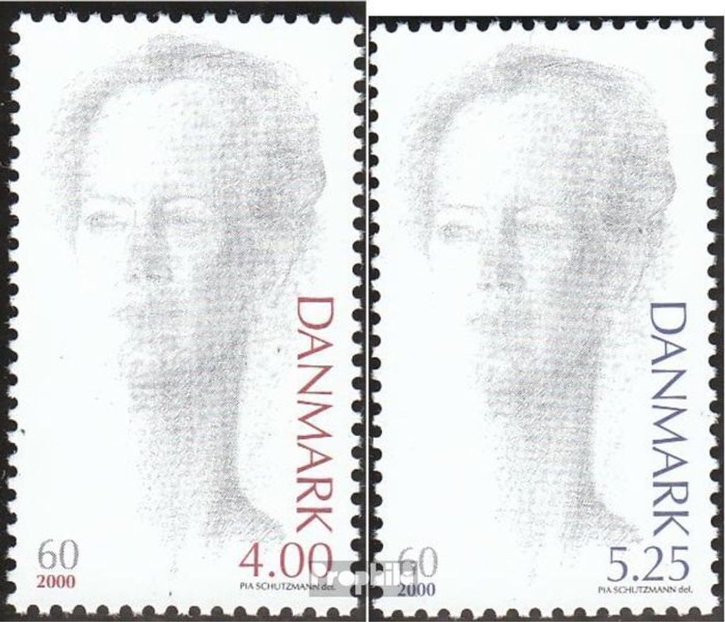 Briefmarken Dänemark 2000 Mi 1238-1239 (kompl.Ausg.) gestempelt Königin Margarethe II