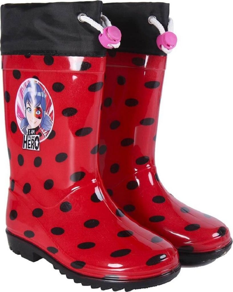 Miraculous Ladybug Regenstiefel Wasserdichte Gummistiefel für Kinder Größe 33