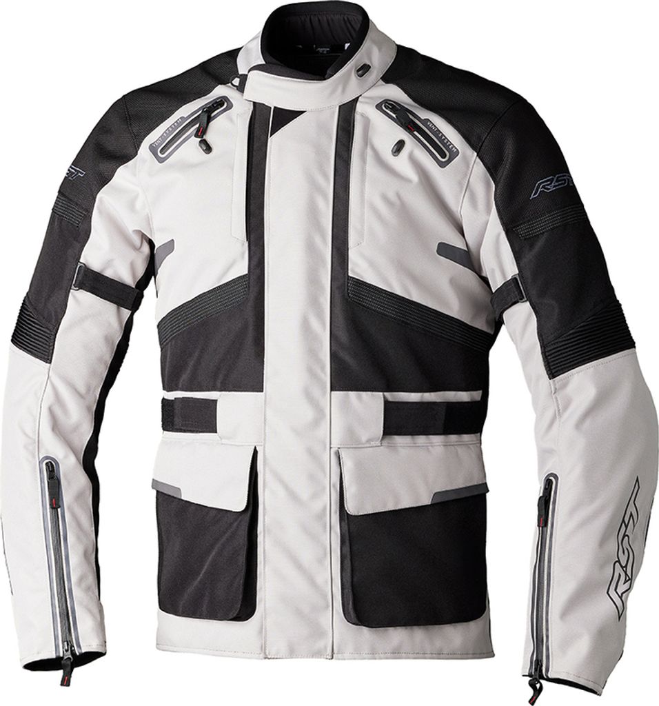 RST Endurance CE Textil-Jacke Herren - Silber/Schwarz