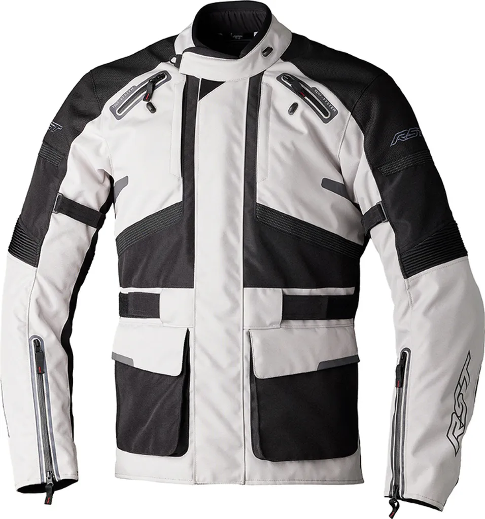 Veste Moto Homme RST Endurance CE Argenté Sécurisée et Anti-Abrasion