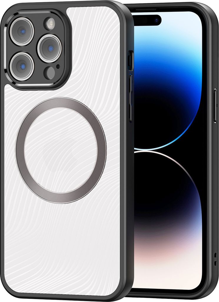 DUX DUCIS AIMO MAG Handyhülle kompatibel mit MagSafe passend für IPHONE 14 Pro schwarz