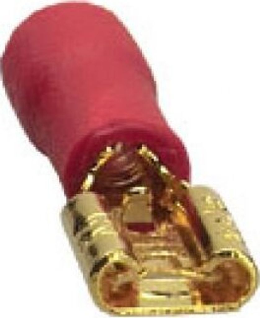 Sinuslive FS 4.8-1.5 mm Flachstecker vergoldet (10 Stück) im Beutel Flachstecker 24-Karat vergoldet und isoliert