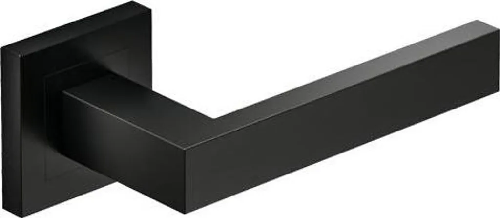 Poignée de Porte Design Noir PVD Topaze - Ensemble de Béquille Premium