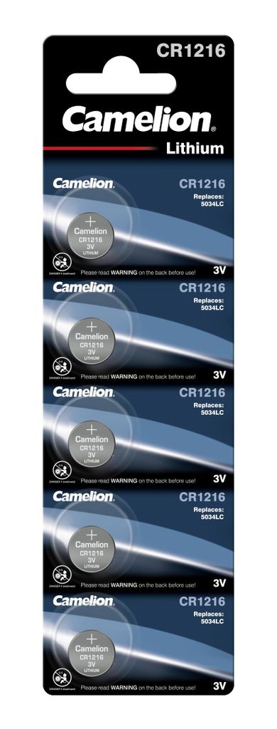 15 Stk Camelion CR1216 Knopfzellen Uhrenbatterien Knopf Zellen Batterie MHD 2025 