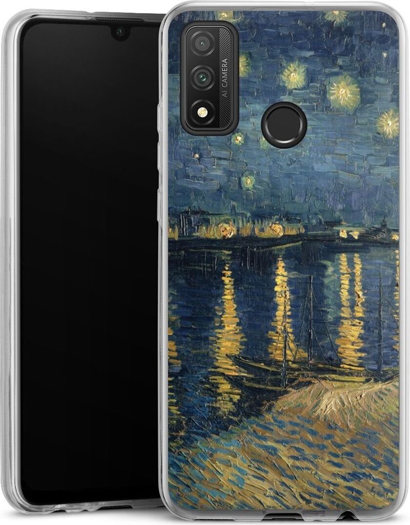 DeinDesign Slim Hülle für Huawei P Smart (2020) Silikon Case Ultra Dünn Handyhülle Kunst Malerei