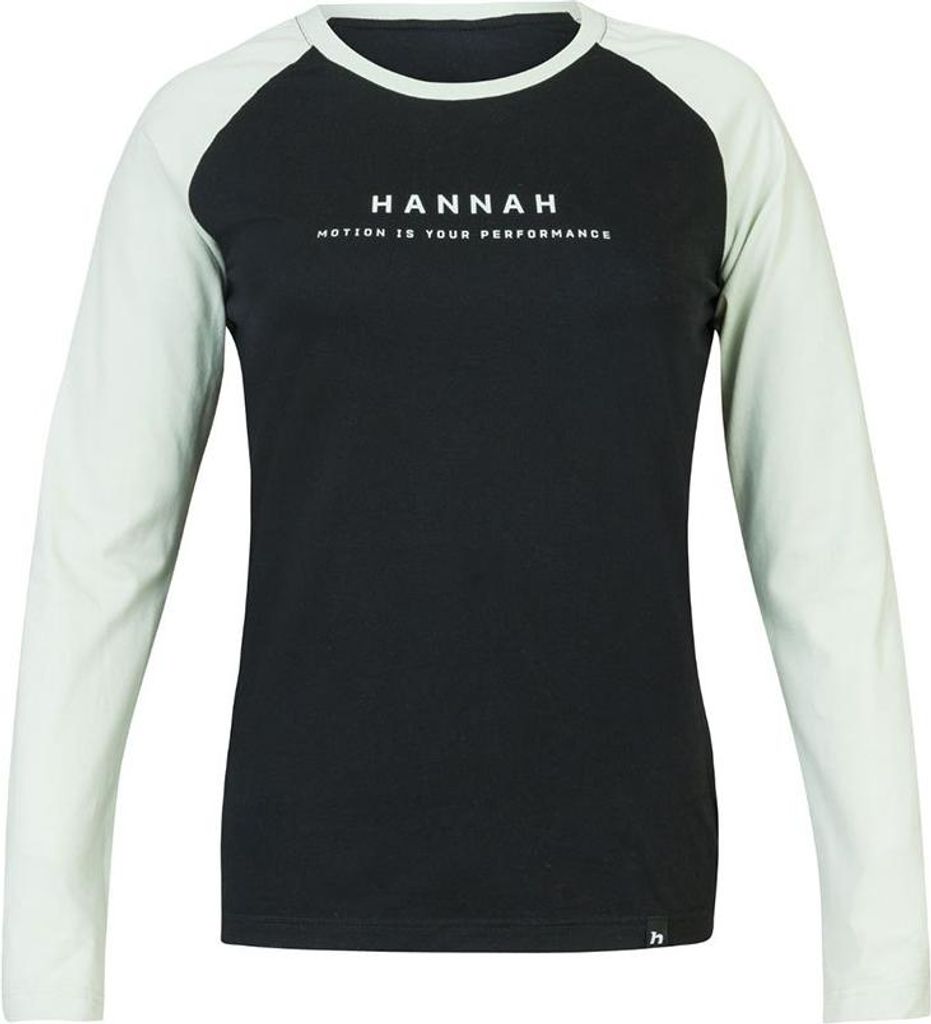 Hannah Prim Langarm-t-shirt Schwarz 36 Frau Schwarz 36