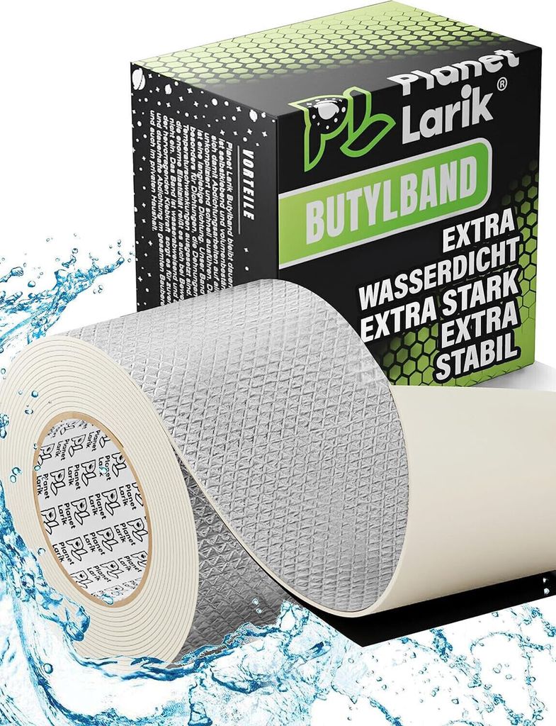 wasserdichtes Reperatur Klebeband Planet Larik 5cmx5m Butyldichtband für Pools
