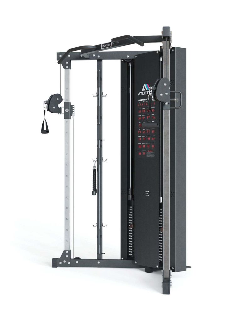 ATLETICA X-Five | Kabelzug Station | Kabelzug Kraftstation | Höhe - 210 cm | 180kg Steckgewichte