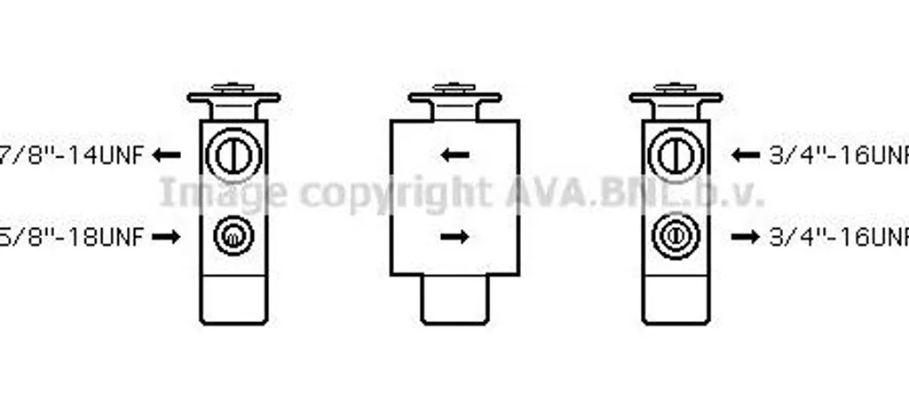 Détendeur de Climatisation OE 1363581 pour Réparation de VW Passat 35I