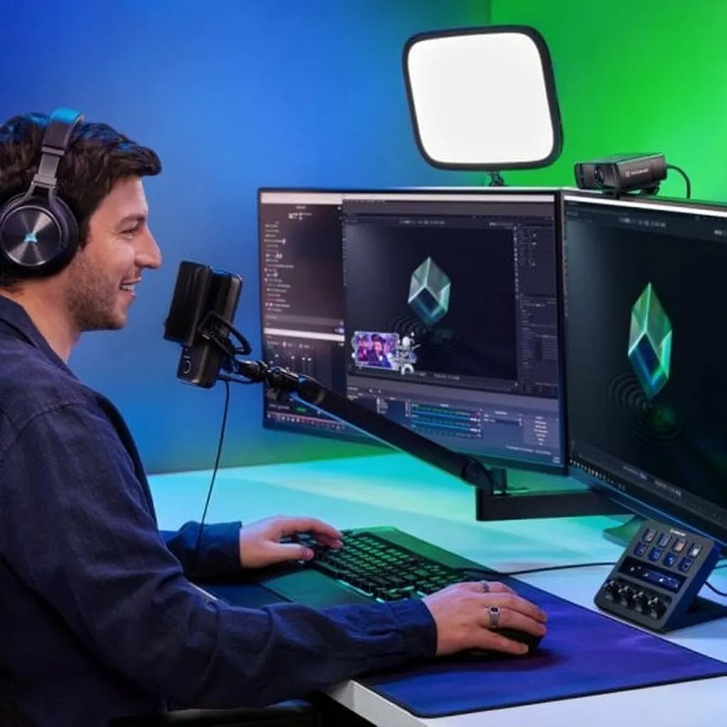 Elgato Stream Deck+ Console avec 8 Touches LCD et 4 Boutons Rotatifs