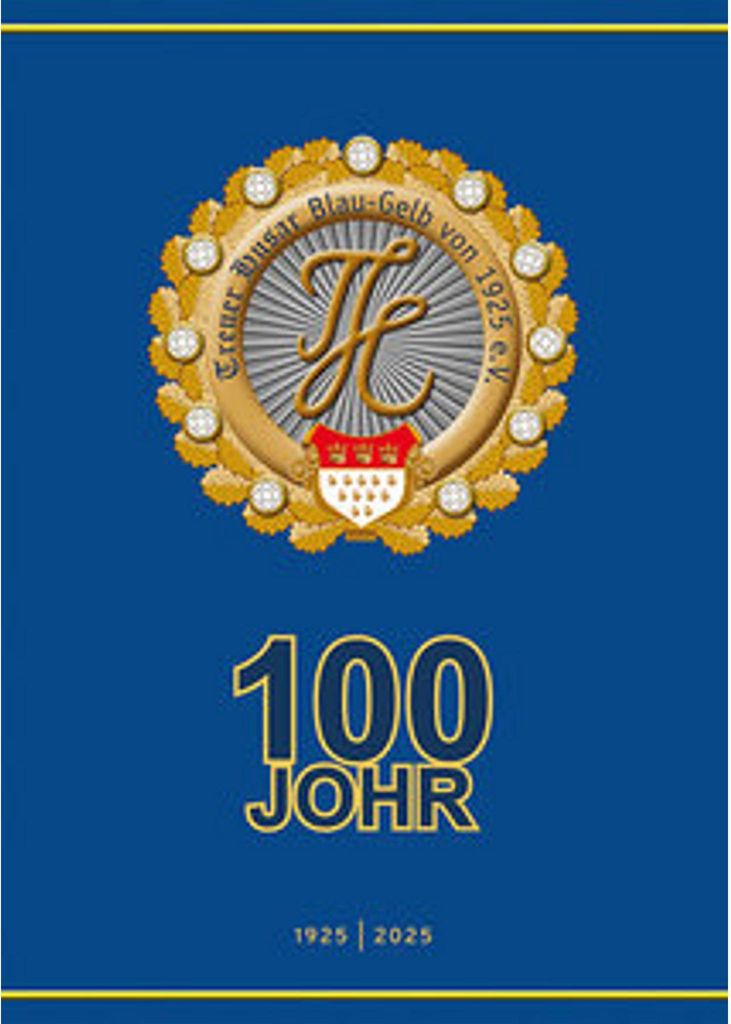 100 Johr KG Treuer Husar Blau-Gelb von 1925