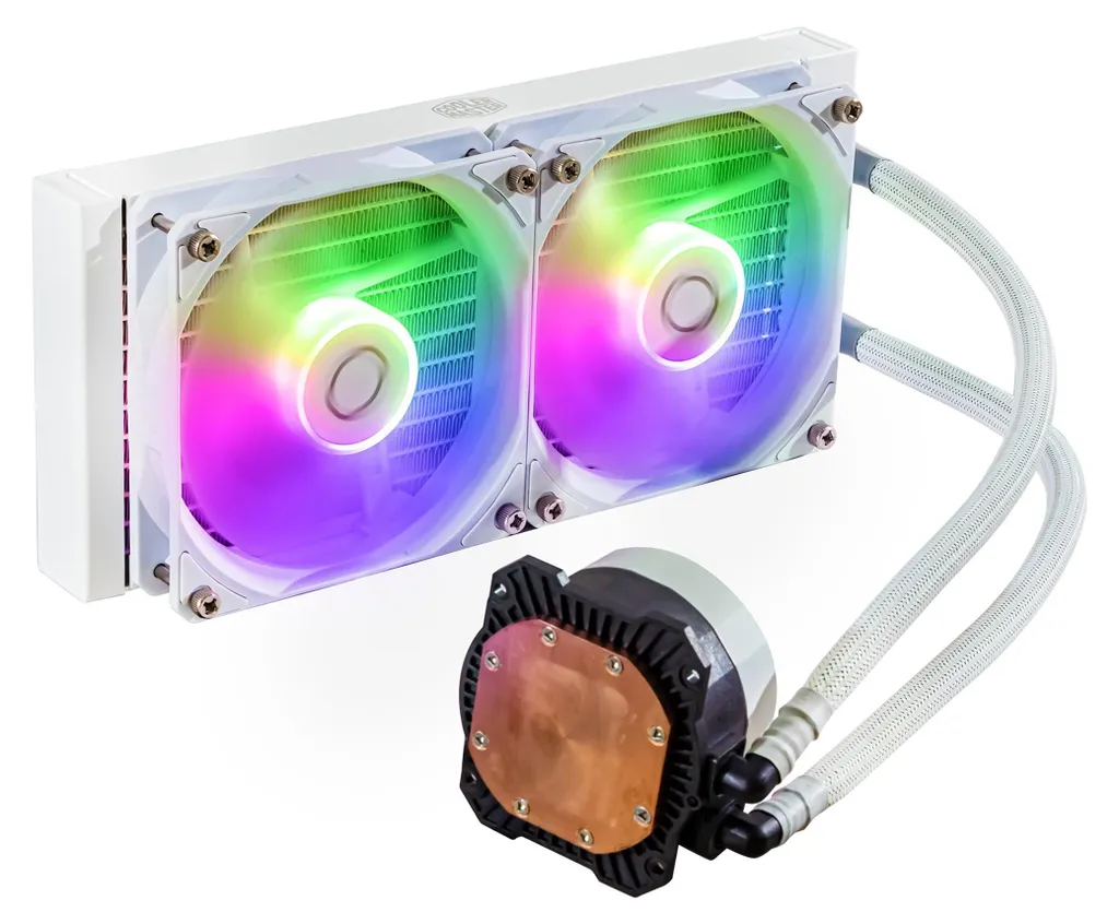 Cooler Master MasterLiquid 240L Core ARGB Blanc - Kit Watercooling AIO