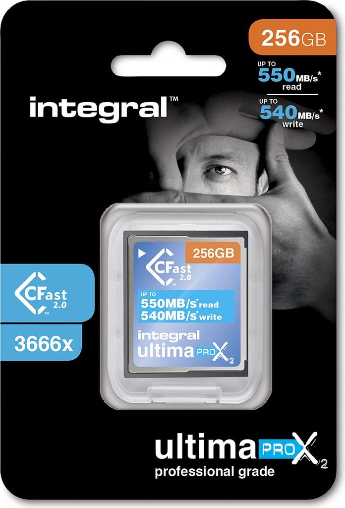 Integral INCFA256G-550/540, 256 GB, CFast, 550 MB/s, 540 Produktbild 