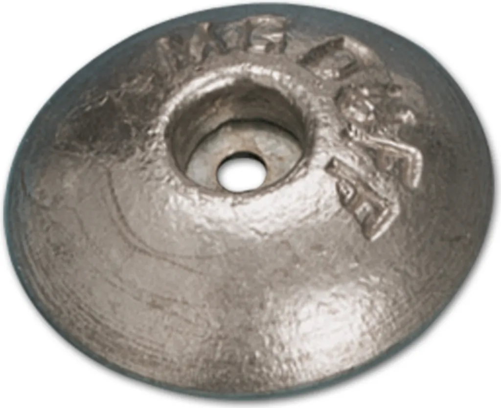 Protection Électrolyse : Anode Peau Aluminium MGDuff AD58 ø150mm Bateau