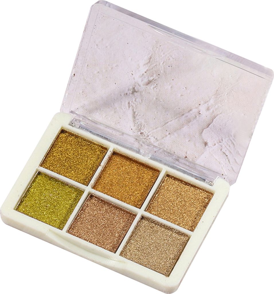 1 Set Nagel-Festpulver, 6 Farben, leuchtend, DIY-Nagel, glänzendes Nagelpigmentpulver, Spiegel-Nagel-Glitzerpulver, UV-Gel-Nagellack, Pigment, Nag...