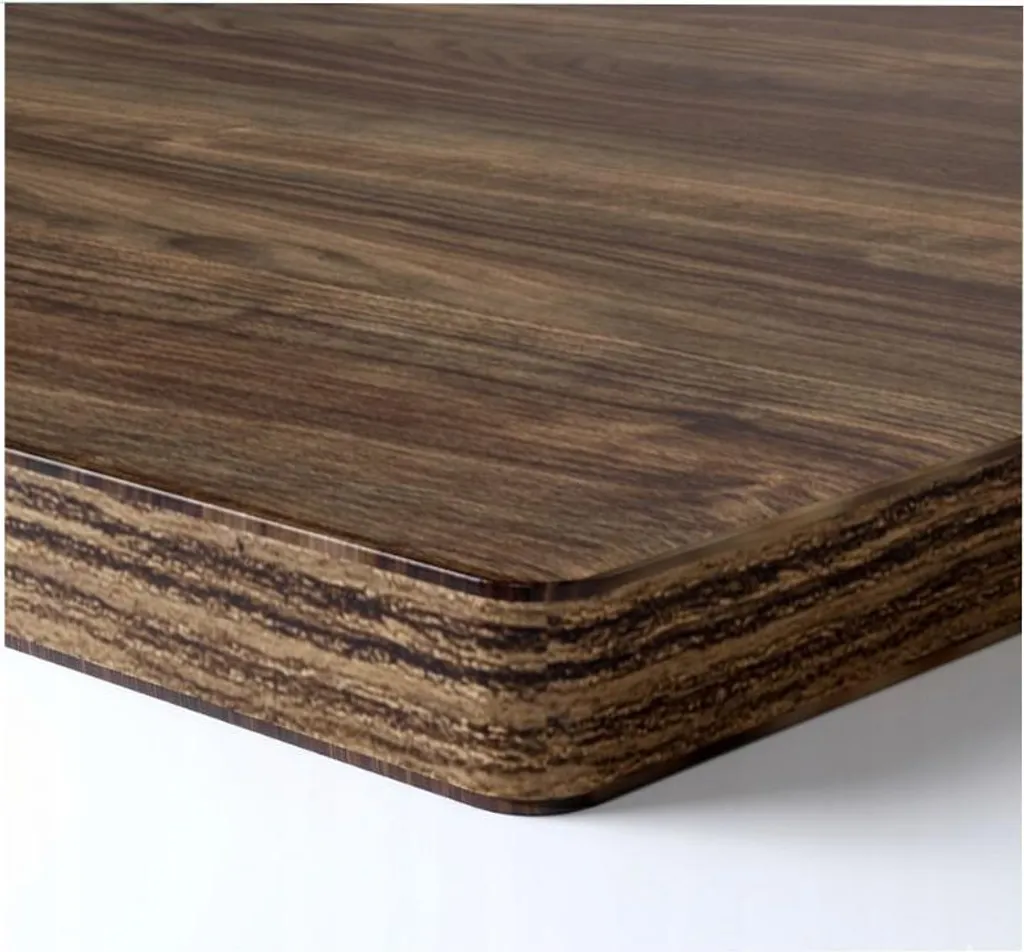 Plan de travail brun foncé 140x80 cm DT1408 pour table à manger