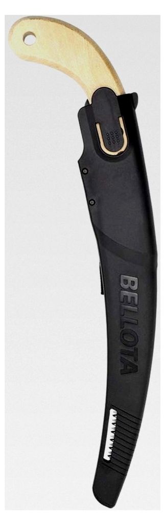 Astsägen mit japanischer Zahnung - Gebogenes Blatt und Holzgriff mit Handschutz - Inklusive verstärkter Hülle