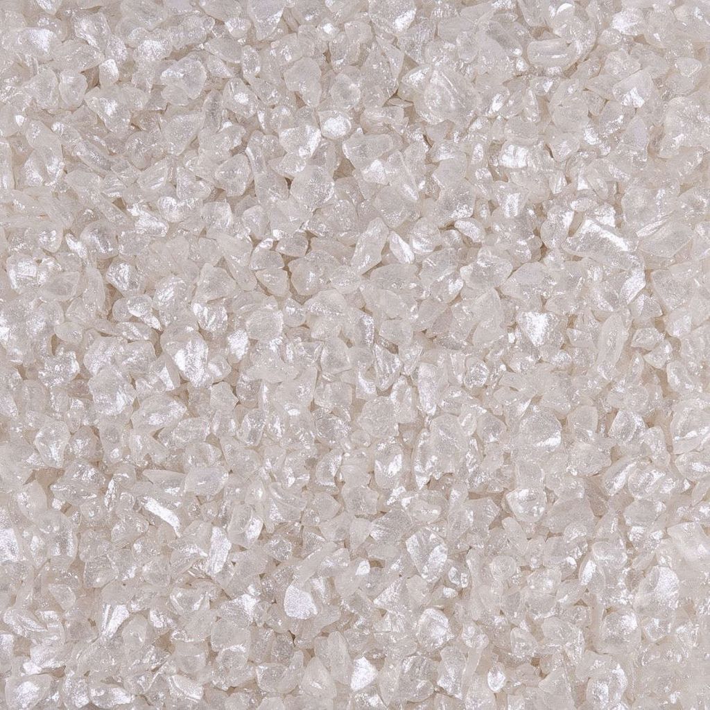 1kg Glasgranulat 1-2mm Dekogranulat Glassteine Glassplitter Dekoglas perlmutt