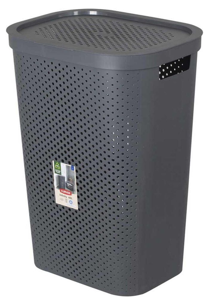 Kôš na bielizeň INFINITY 59L z recyklovaného plastu Obrázok produktu 