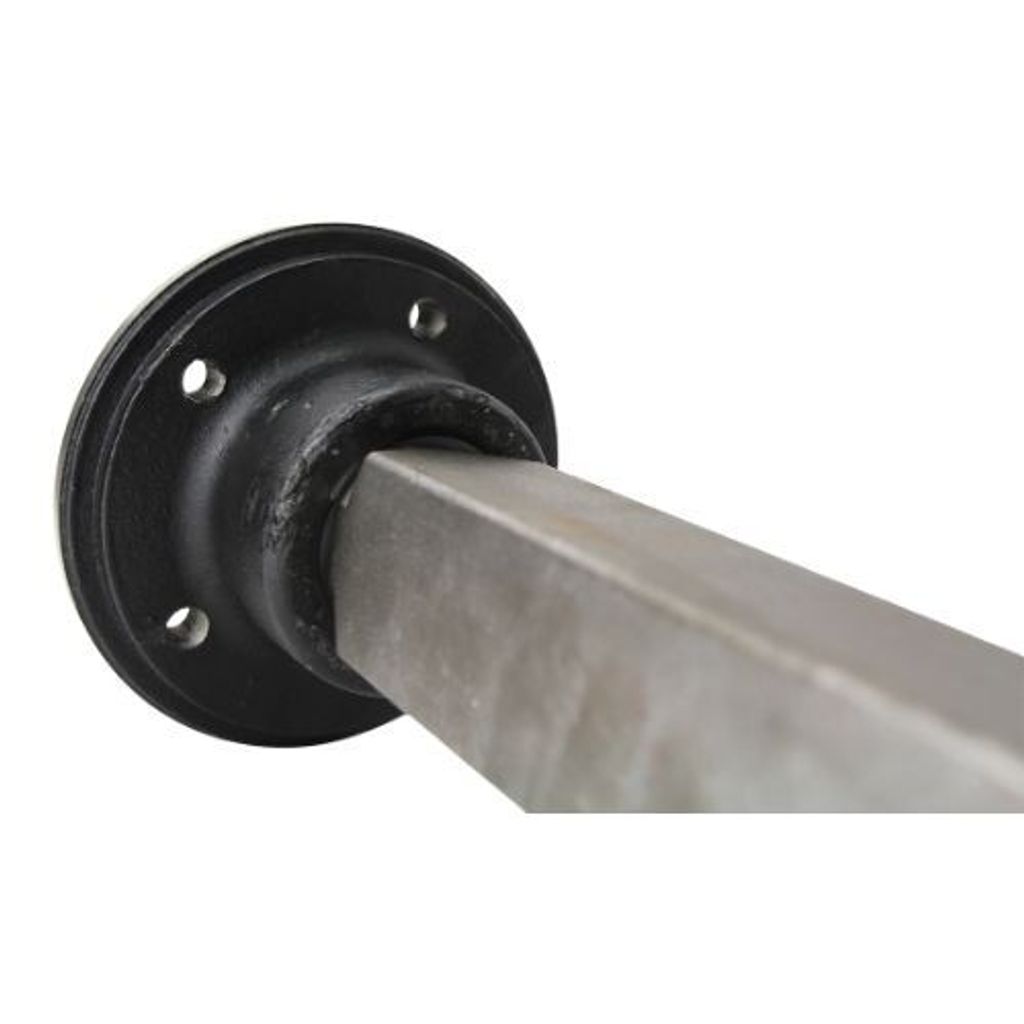 Achsstummel Laufstummel mit Nabe 4x100 ungebremst Welle 40x40mm Länge 270mm