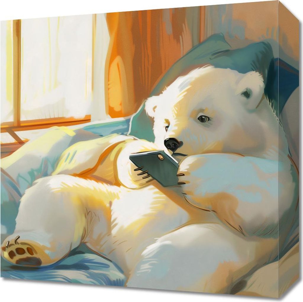 Bild 40x40cm Bärnachmittag