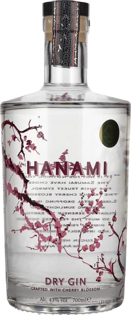 Hanami Dry Gin 43% Vol. 0,7l Image du produit 