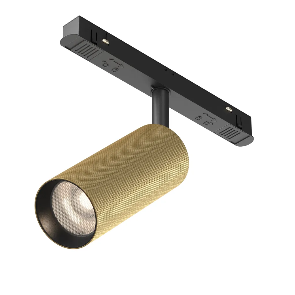 Maytoni Artisan 12W Faretto Binario Magnetico Nero Oro - Atmosfera