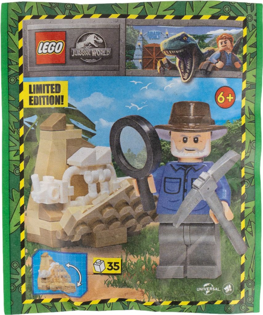 LEGO Jurassic World Fossilienjagd mit Dr. Grant NEU! Menge 1x
