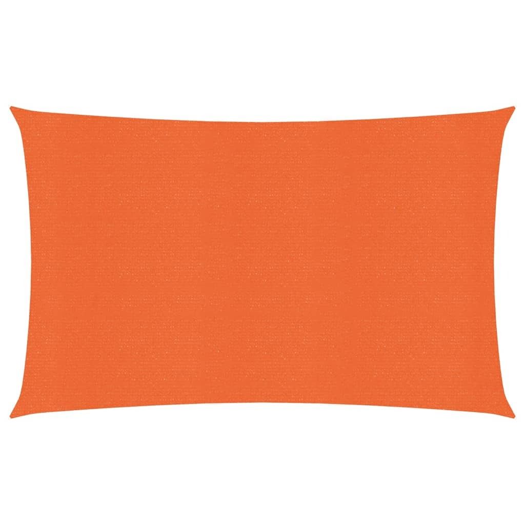 Sonnensegel 160 g/m² Orange 3,5x5 m HDPE