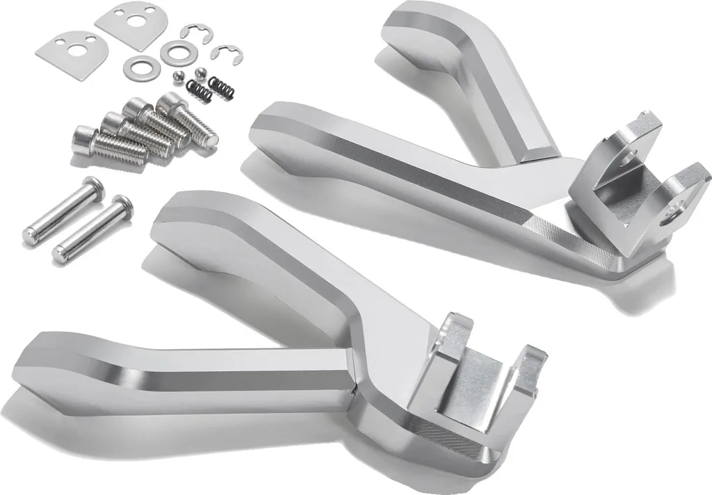 Repose-pieds Passager Argent, Installation Facile et Aluminium Durable