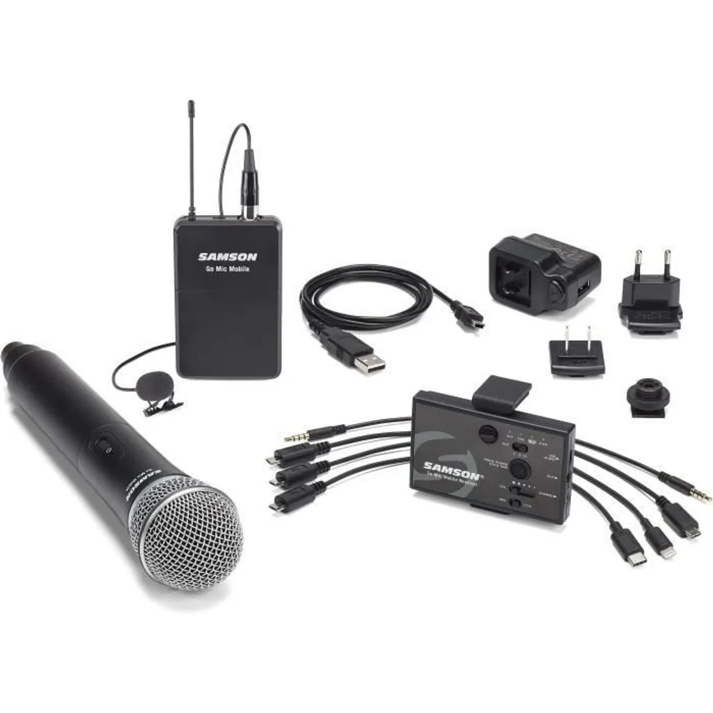 Samson GoMic Mobile Kit Audio Numérique 2.4GHz avec Micro à Main Pro